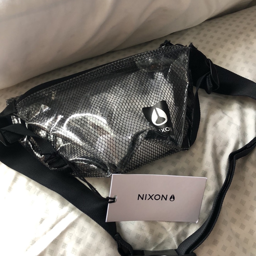 NWT Nixon Clear Transparent Belt Bag